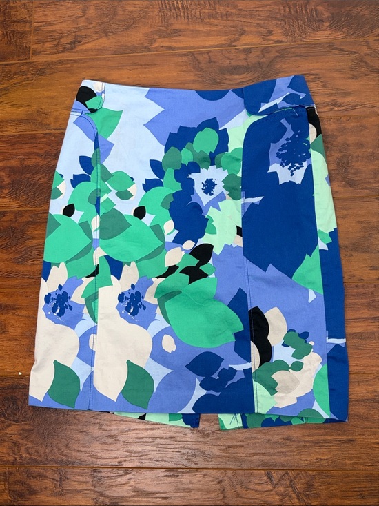 New York & Company Dresses & Skirts - New York & Company Blue and Green Floral Mini Skirt